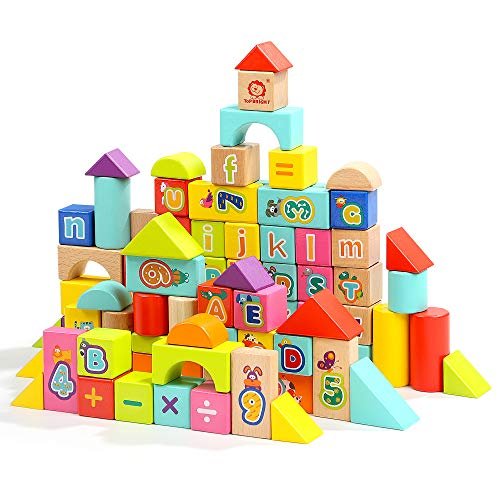 Alphabet wooden Building Blocks for kids
