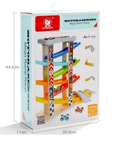 Car Ramp Racer with 6 Mini Cars for 2-year Boys and Girls